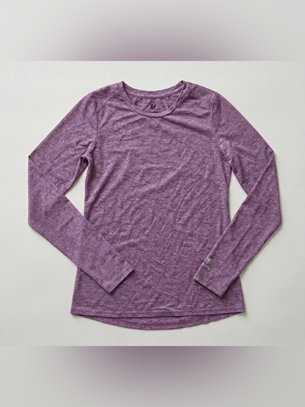 Skechers GoWalk Purple Heathered Long Sleeve Top - Women's XS
